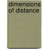Dimensions Of Distance door Jamin Mycal Hardenbrook