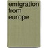 Emigration from Europe