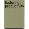 Fostering Productivity by G.M. M. Gelauff
