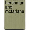 Hershman And Mcfarlane door Hon Lrd Justice McFarlane