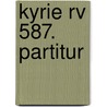 Kyrie Rv 587. Partitur door Antonio Vivaldi