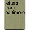 Letters From Baltimore door P.E. Cleator