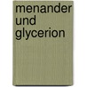 Menander und Glycerion door Christoph Martin Wieland
