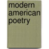 Modern American Poetry door Sheila Griffin Llanas