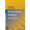 Multicriteria Analysis door Mahdi Zarghami