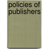 Policies of Publishers by David U. Kim