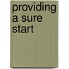 Providing A Sure Start door Naomi Eisenstadt