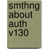 Smthng about Auth V130