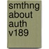 Smthng about Auth V189