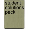 Student Solutions Pack door David E. Penney