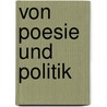 Von Poesie und Politik door Herrmann Hesse