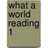 What A World Reading 1