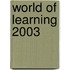 World of Learning 2003
