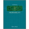 A Course In Probability door Neil A. Weiss