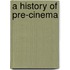 A History Of Pre-Cinema