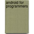 Android For Programmers