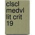 Clscl Medvl Lit Crit 19