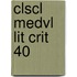 Clscl Medvl Lit Crit 40