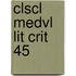 Clscl Medvl Lit Crit 45