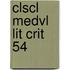 Clscl Medvl Lit Crit 54
