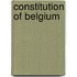 Constitution Of Belgium