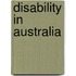 Disability In Australia