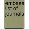 Embase List Of Journals door Embase