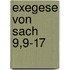 Exegese Von Sach 9,9-17
