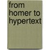 From Homer To Hypertext