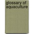 Glossary Of Aquaculture