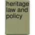 Heritage Law and Policy