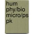 Hum Phy/Bio Micro/Ps Pk