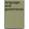 Language and Governance by Colin H. Williams
