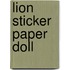 Lion Sticker Paper Doll