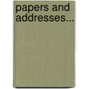 Papers And Addresses... door William Gilbert Davies