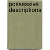 Possessive Descriptions door Chris Barker