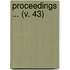 Proceedings ... (V. 43)