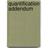 Quantification Addendum door World Health Organisation