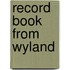 Record Book from Wyland