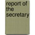 Report Of The Secretary