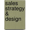 Sales Strategy & Design door Pie Books