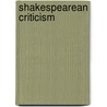 Shakespearean Criticism door Not Available