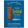 Twenty Festival Sermons door Rabbi Issac Rosenberg