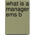 What Is A Manager Ems B