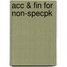 Acc & Fin For Non-Specpk door John-Paul Marney