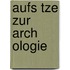 Aufs Tze Zur Arch Ologie