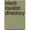 Black Loyalist Directory by John Hodges