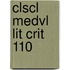 Clscl Medvl Lit Crit 110