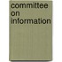 Committee On Information