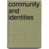 Community And Identities door Surinder S. Jodhka